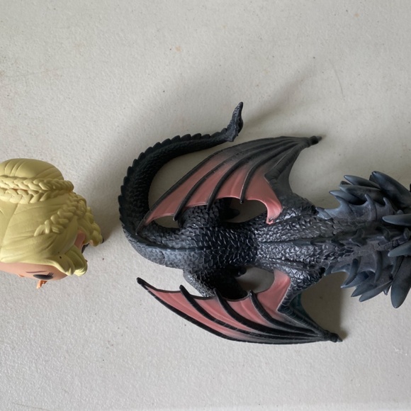 2016 Funko POP! Rides Game of Thrones Daenerys & Drogon Vinyl Figures Dragon - Picture 15 of 16